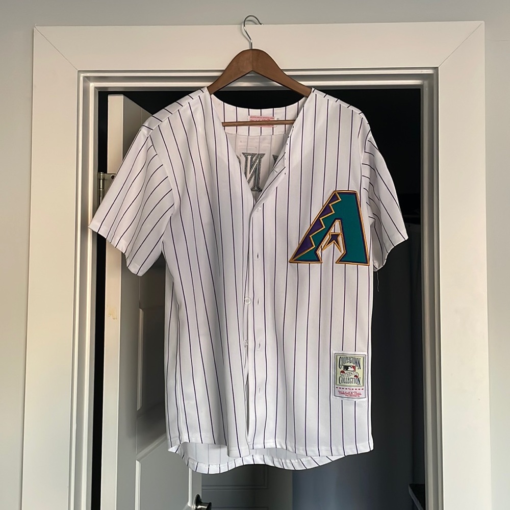 Mitchell & Ness Randy Johnson Arizona Diamondbacks White Authentic Jersey